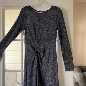 Max Studio Blue/Black Knit Dress